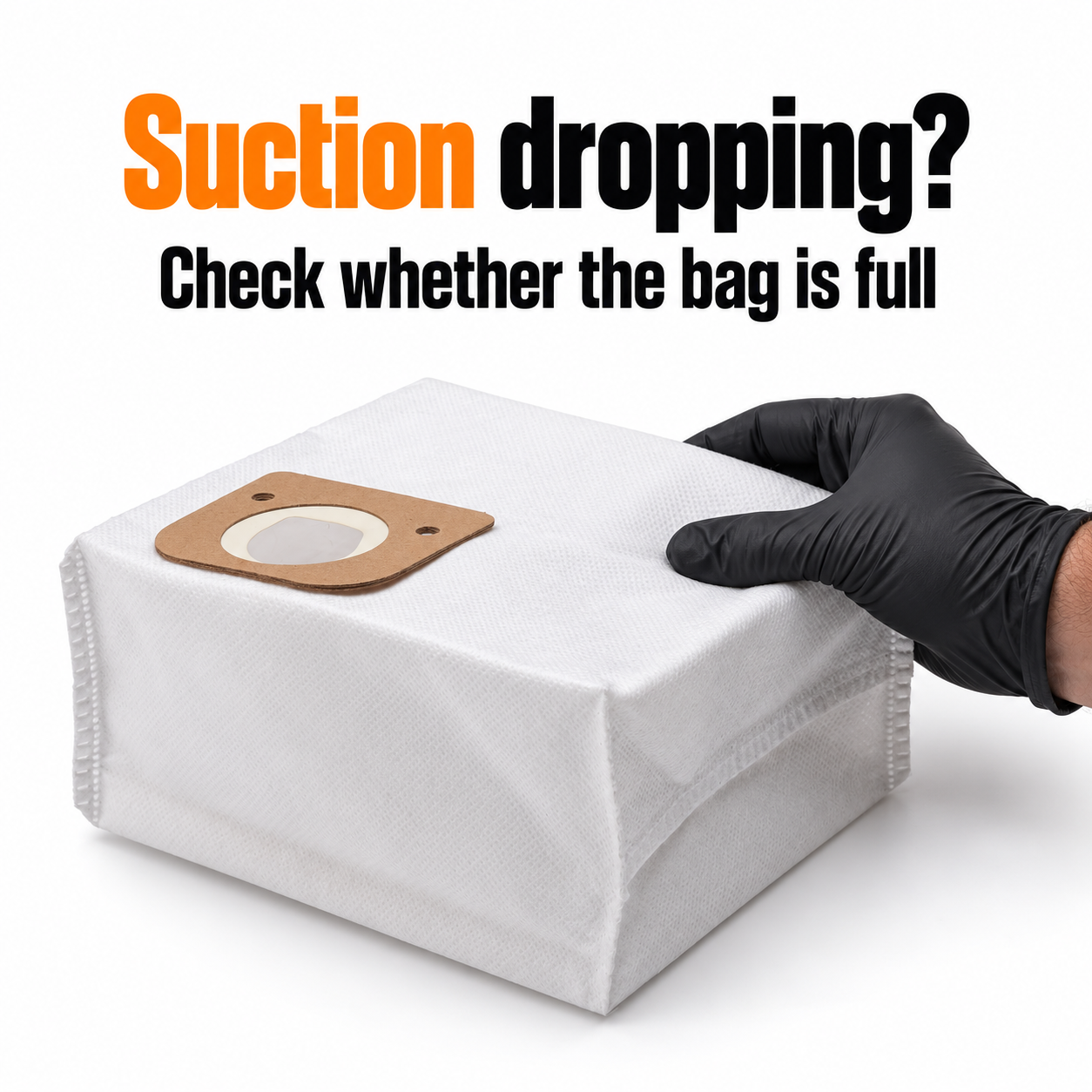 ShineMate Replacement Dust Bag for EC400 & EC405 — What if suction drops?