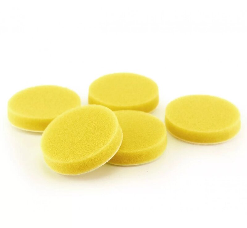 ShineMate 56mm yellow medium cut mini polishing pads 10 pack — product image