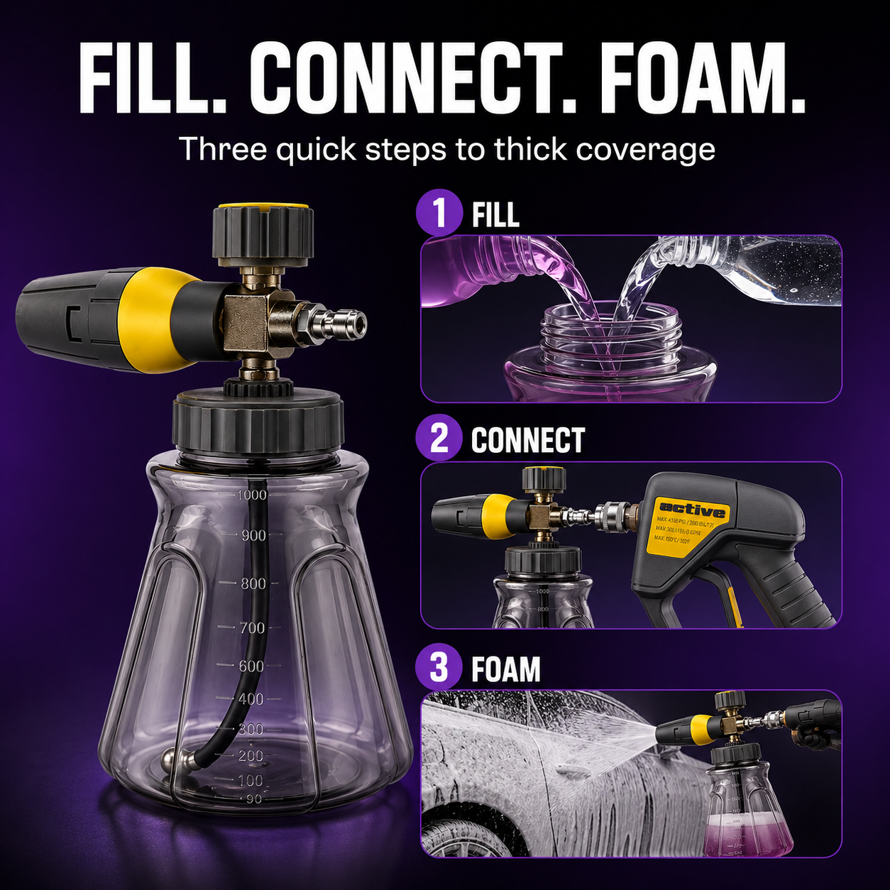 CAD Snow Foam Cannon - A1 Model
