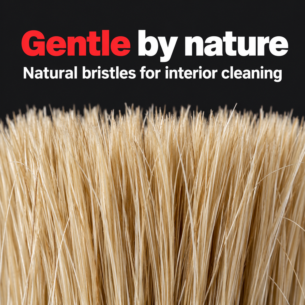 Soft99 Black Interior Detailing Brush — What makes it gentle?