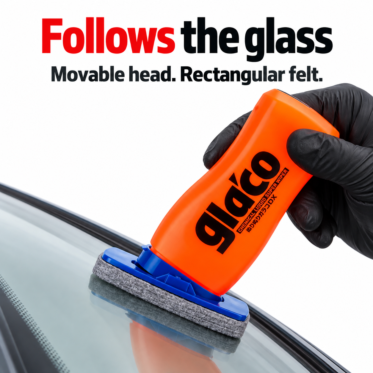 Soft99 Glaco DX - Liquid Wiper 110ml — How does it follow curved glass?