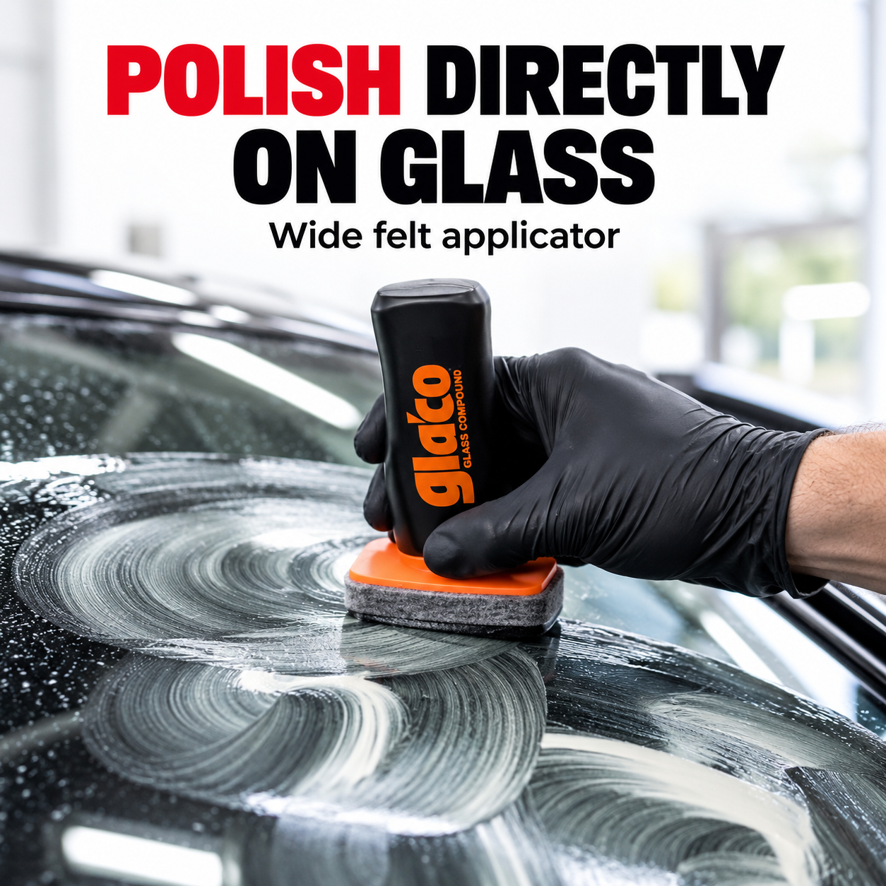 Soft99 Glaco Glass Compound Roll On 100ml — How does the applicator work?