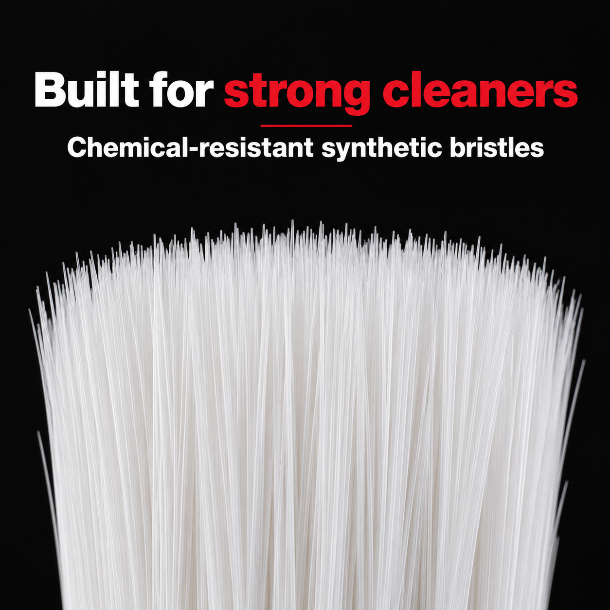 Soft99 Red Exterior Detailing Brush — Can bristles withstand cleaners?