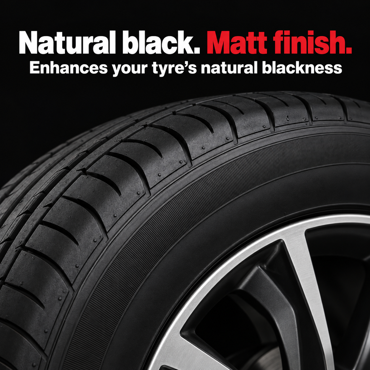 Soft99 Tire Black Wax - Tyre Dressing 170g — What finish does it give?