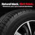 Soft99 Tire Black Wax - Tyre Dressing 170g — What finish does it give?