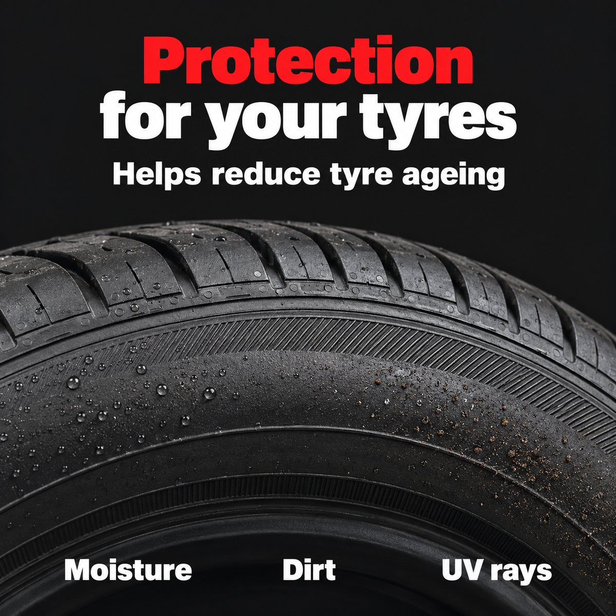 Soft99 Tire Black Wax - Tyre Dressing 170g — What does it protect against?