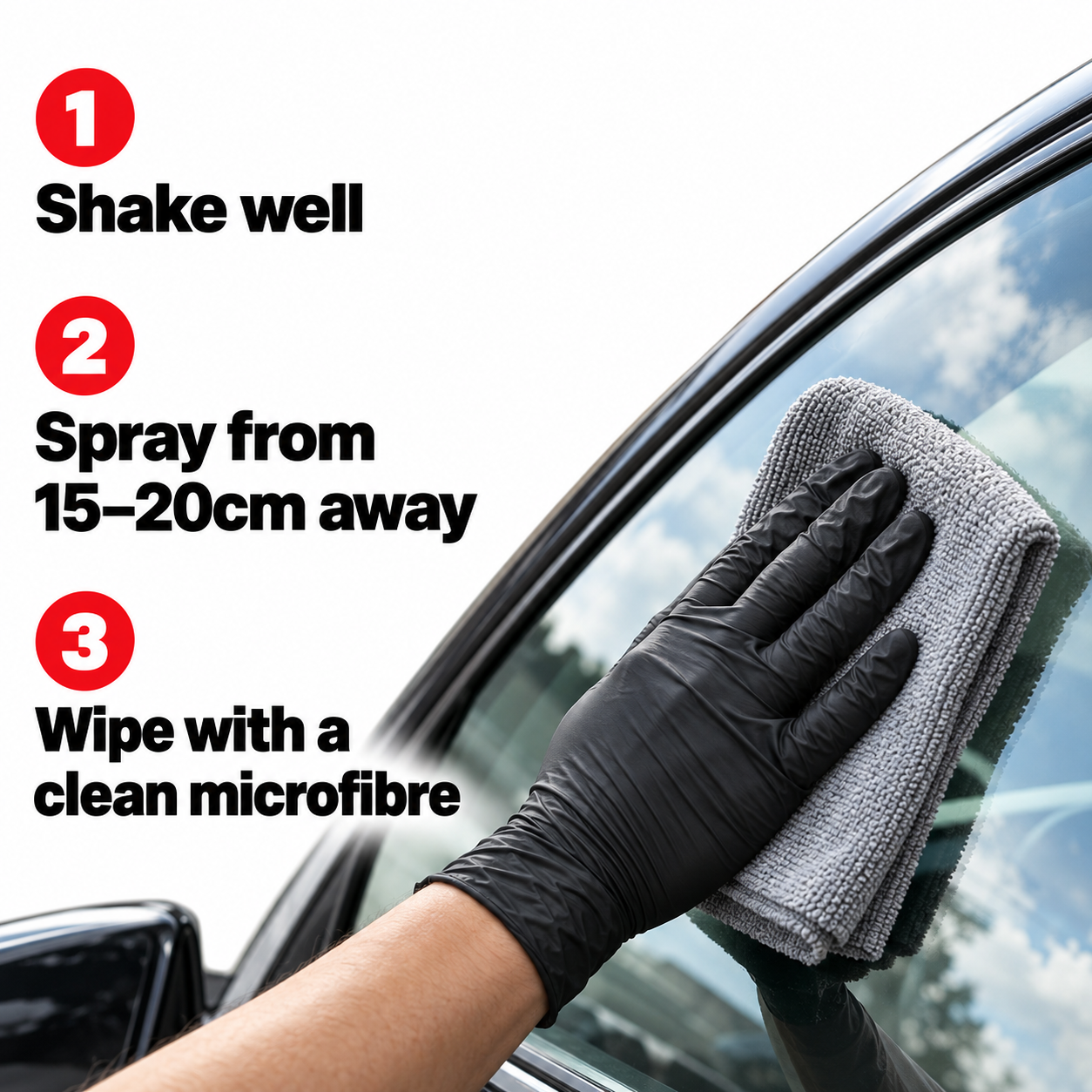 Soft99 Glaco De Cleaner 400ml - Glass Cleaner — How do I apply it?