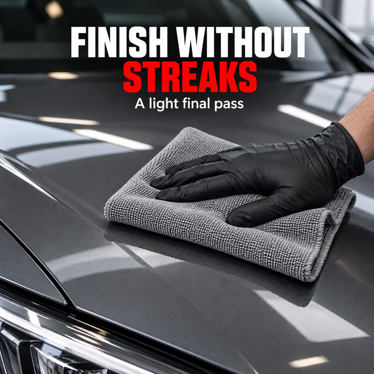 Sonax Coating Towel (Pack of 6) — What does the finish look like?