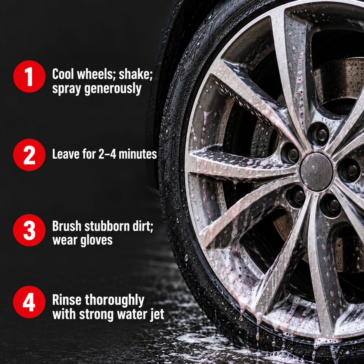 Sonax Felgen Beast Wheel Cleaner — How do I use it?