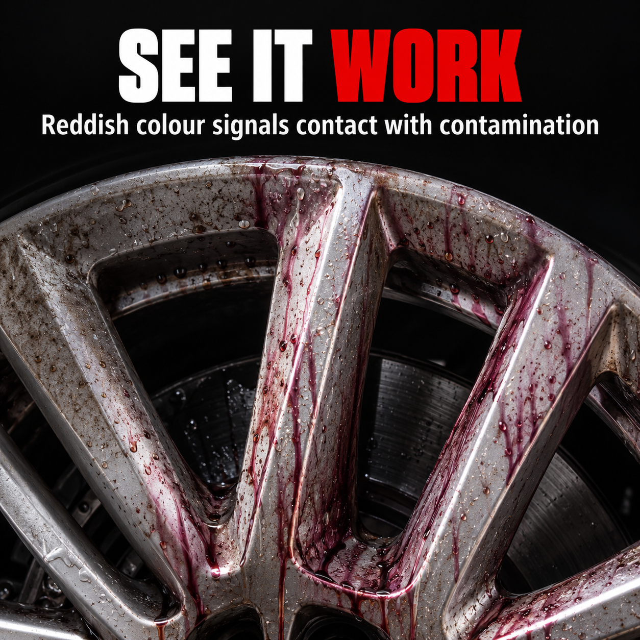 Sonax Felgen Beast Wheel Cleaner — Why does it turn red?