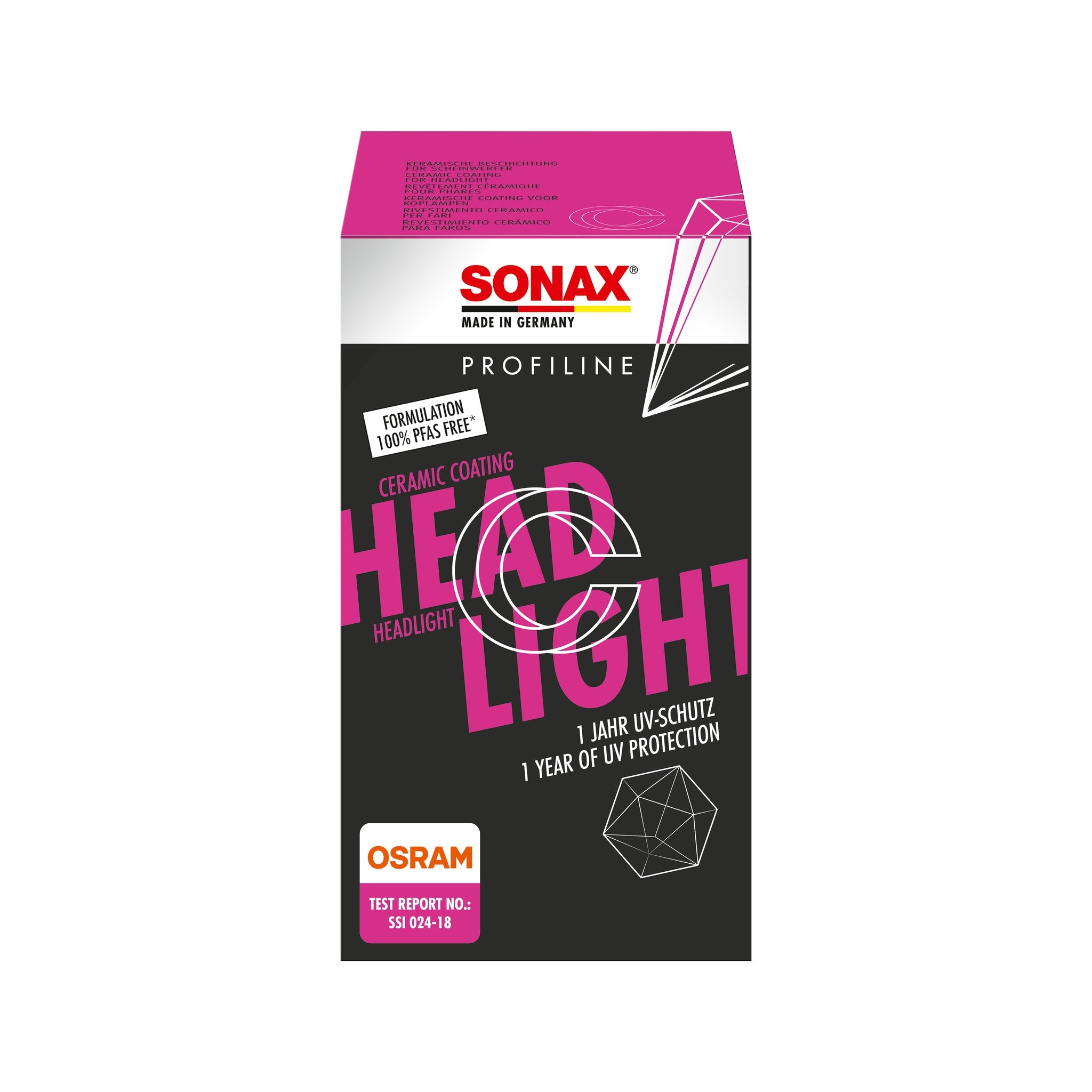 Sonax Profiline Headlight Coating 50ml box — front view