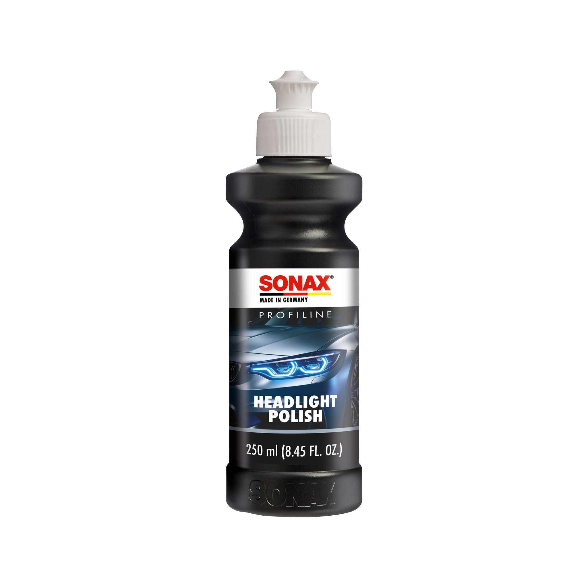 Sonax Profiline Headlight Polish 250ml bottle — front view