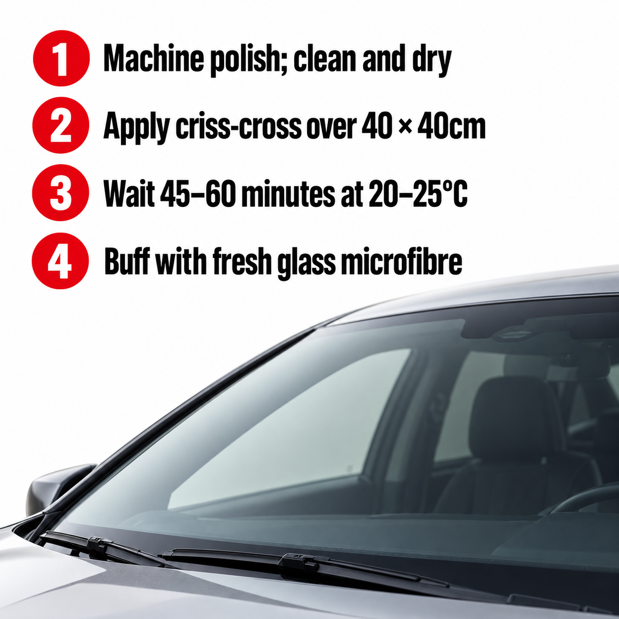 Sonax Profiline Ceramic Coating Glass — How do I apply it?