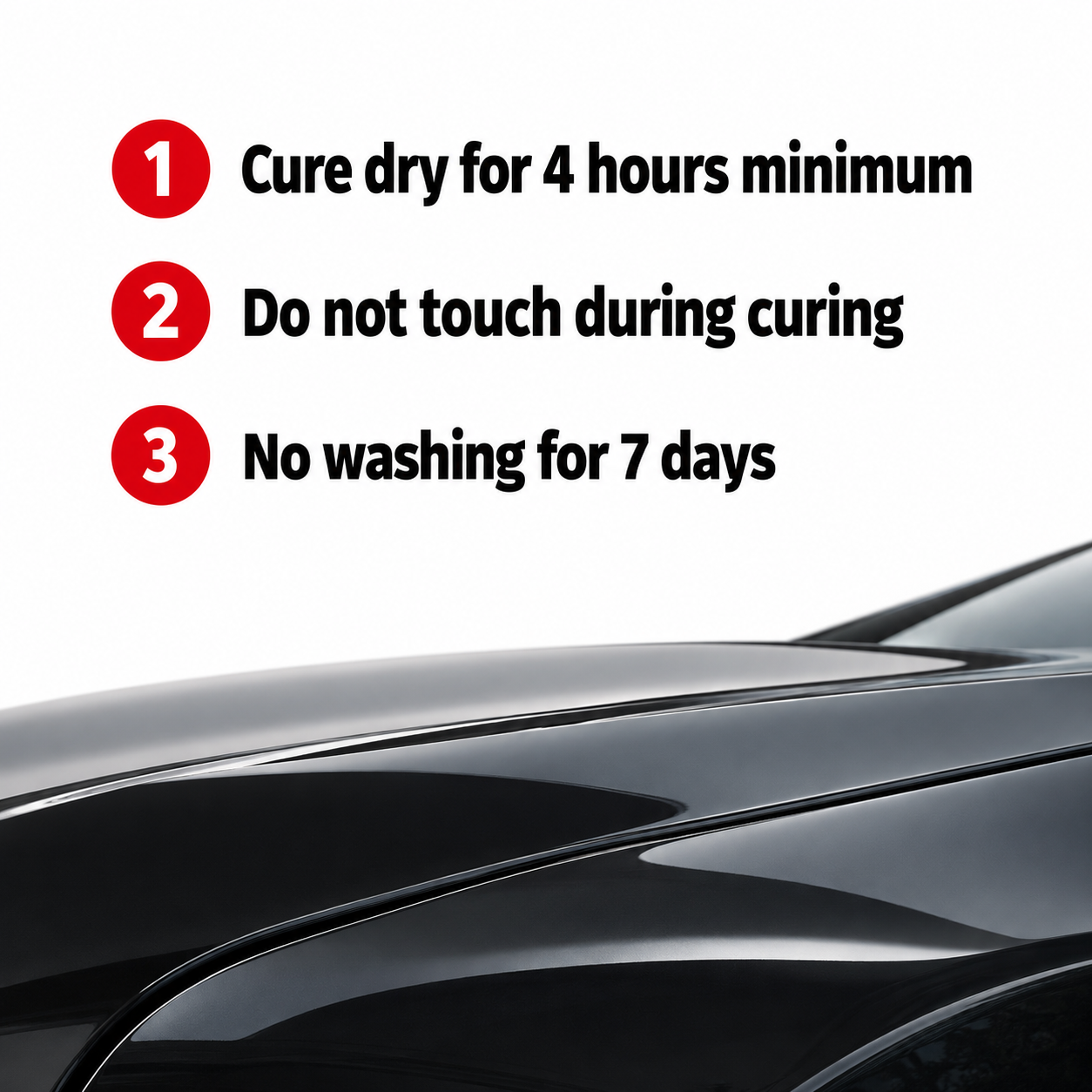 Sonax Profiline CeramicCoating CC One — What must I avoid afterwards?