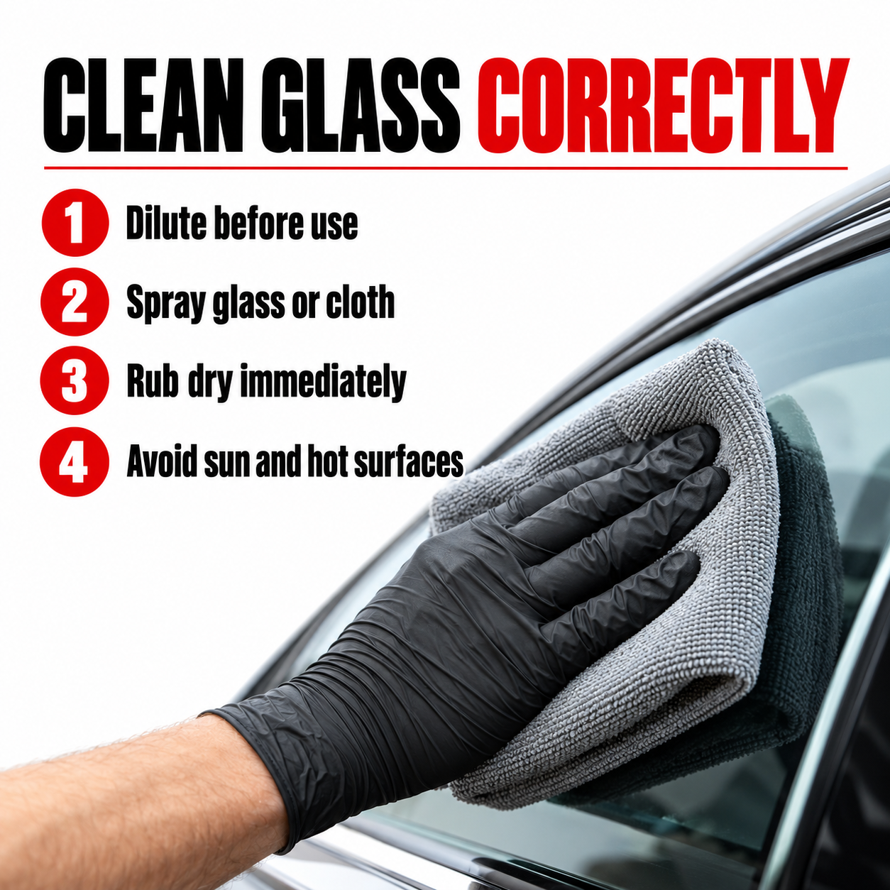 Sonax Profiline Glass Detailer Concentrate — How do I clean glass?