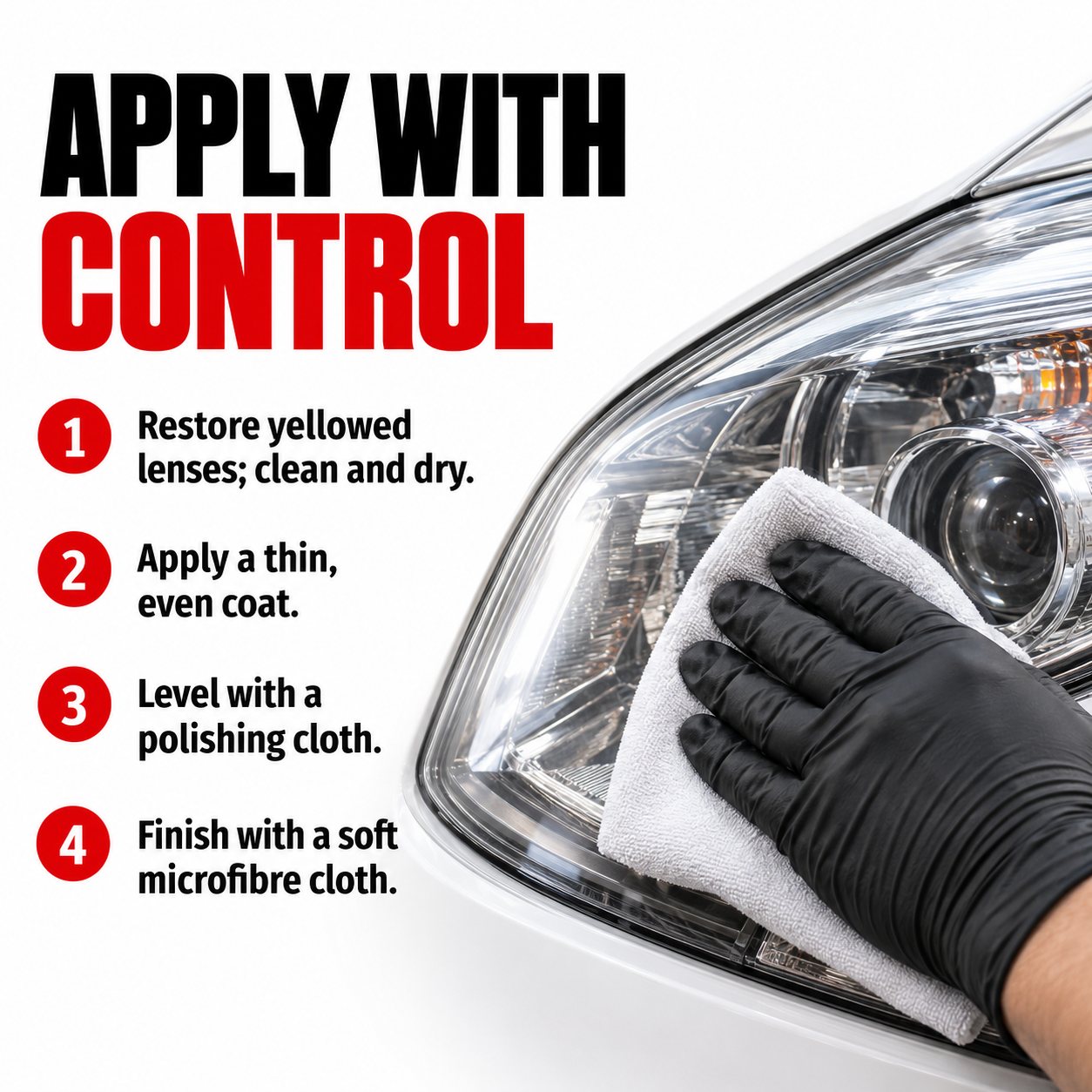 Sonax Profiline Headlight Coating — How do I apply it?