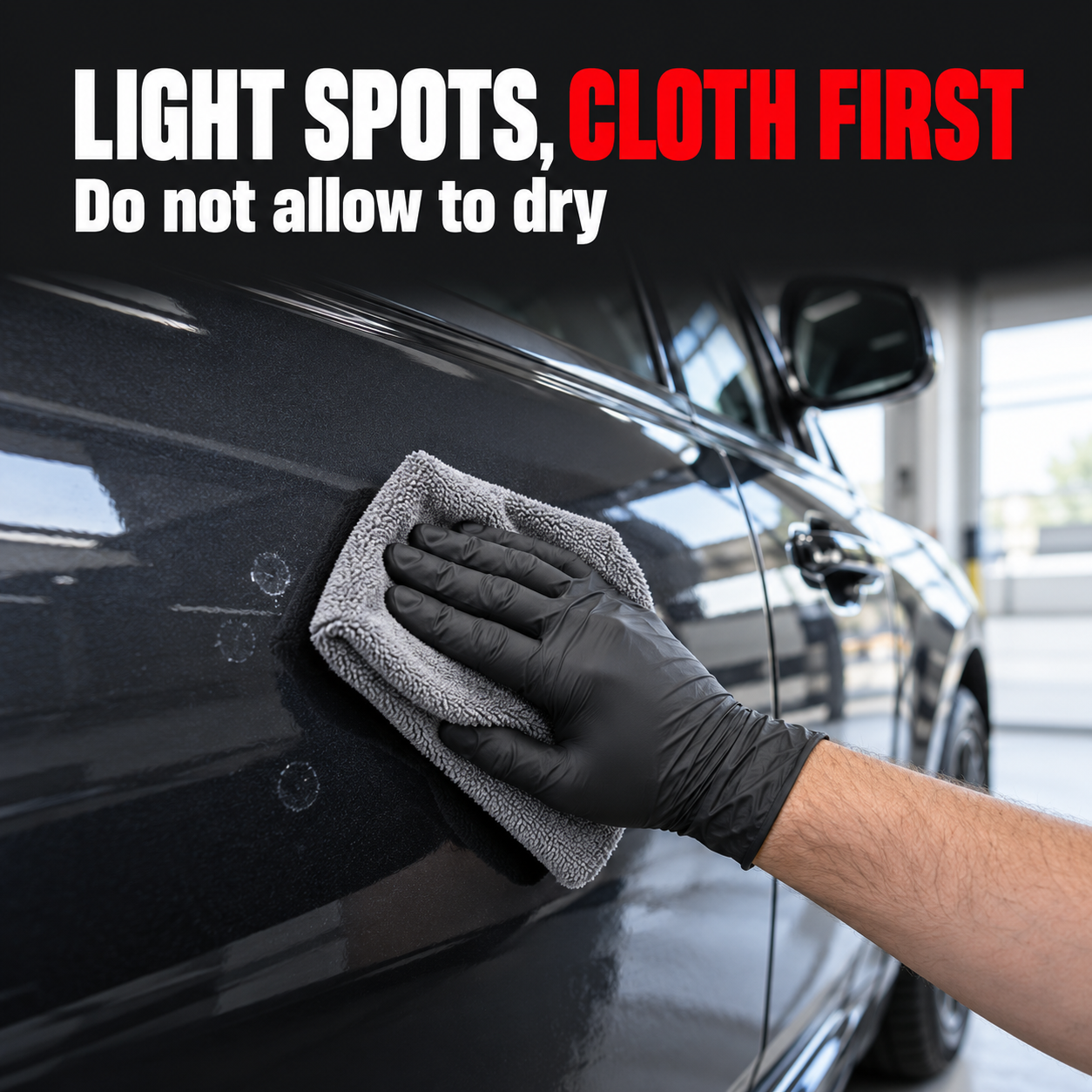 Sonax Profiline Waterspot Remover — How do I treat light spots?