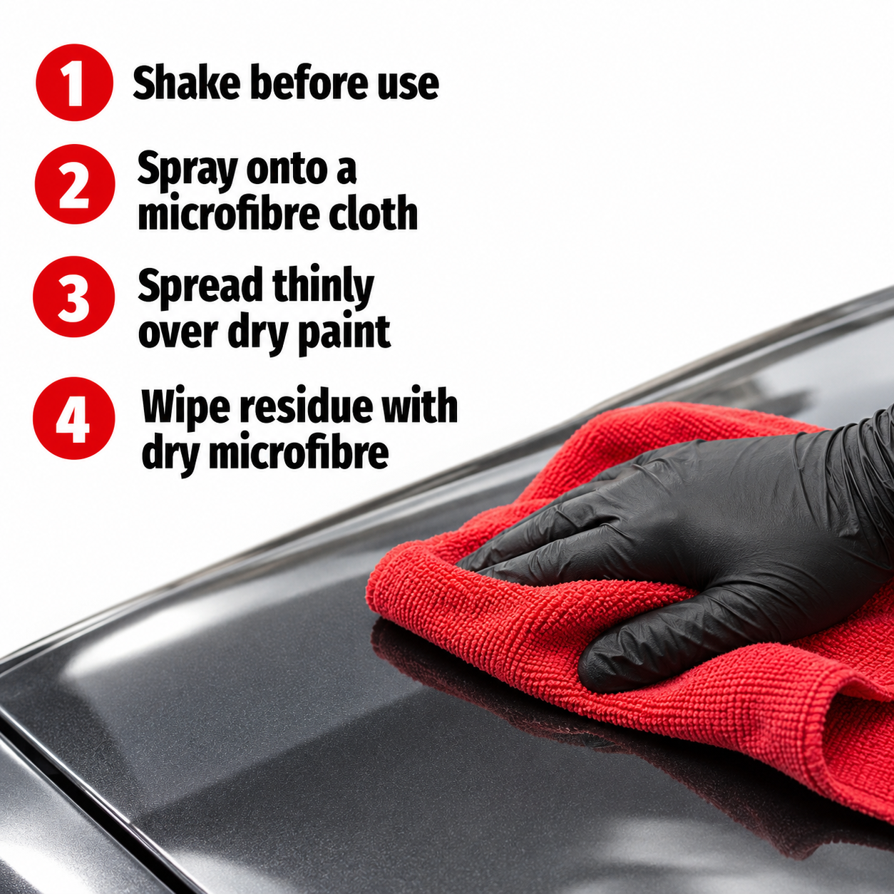 Sonax Xtreme Brilliant Shine Detailer — How do I apply it?