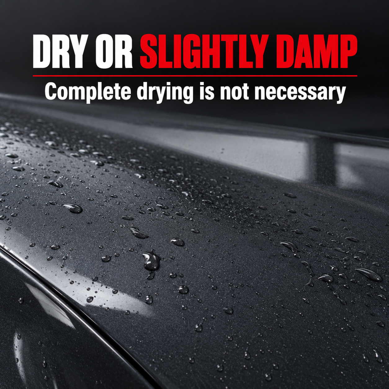 Sonax Xtreme Ceramic Spray Coating — Must paint be completely dry?