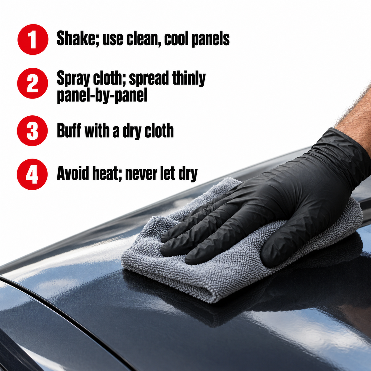 Sonax Xtreme Ceramic Ultra Slick Detailer — How do I apply it?