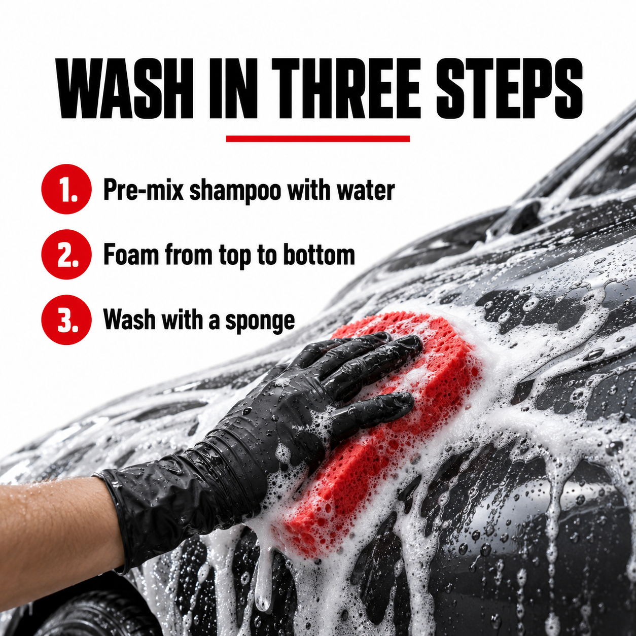 Sonax Xtreme RichFoam Shampoo — How do I wash?