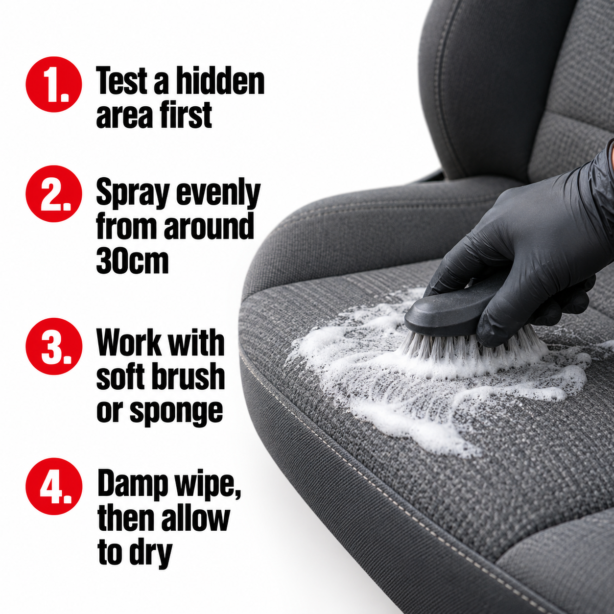 Sonax Xtreme Upholstery+Alcantara Cleaner — How do I use it?