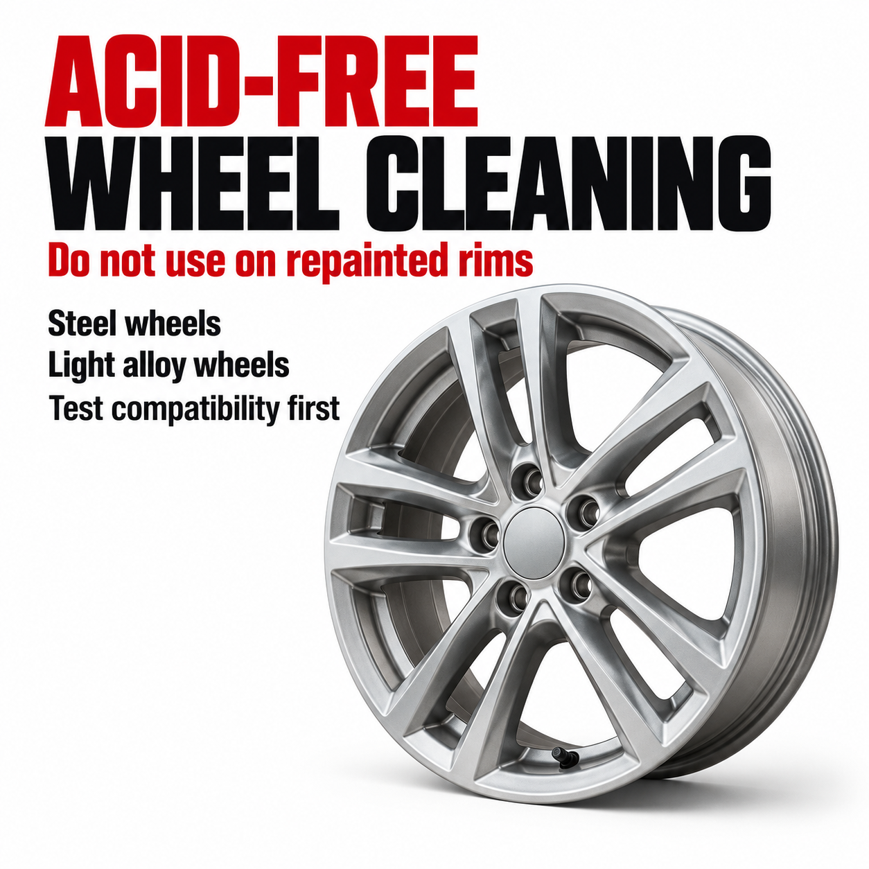 Sonax Xtreme Wheel Cleaner Full Effect — Which wheels can I clean?