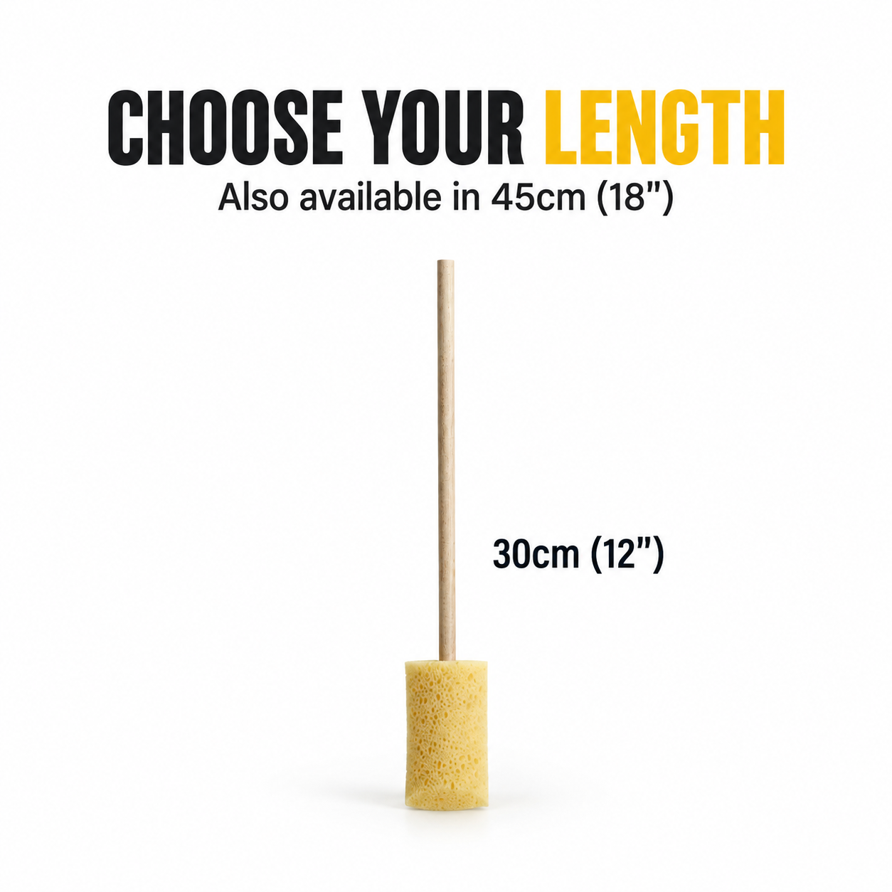 Sponge Guru - Alloy Spoke Cleaner Oval — Which length?