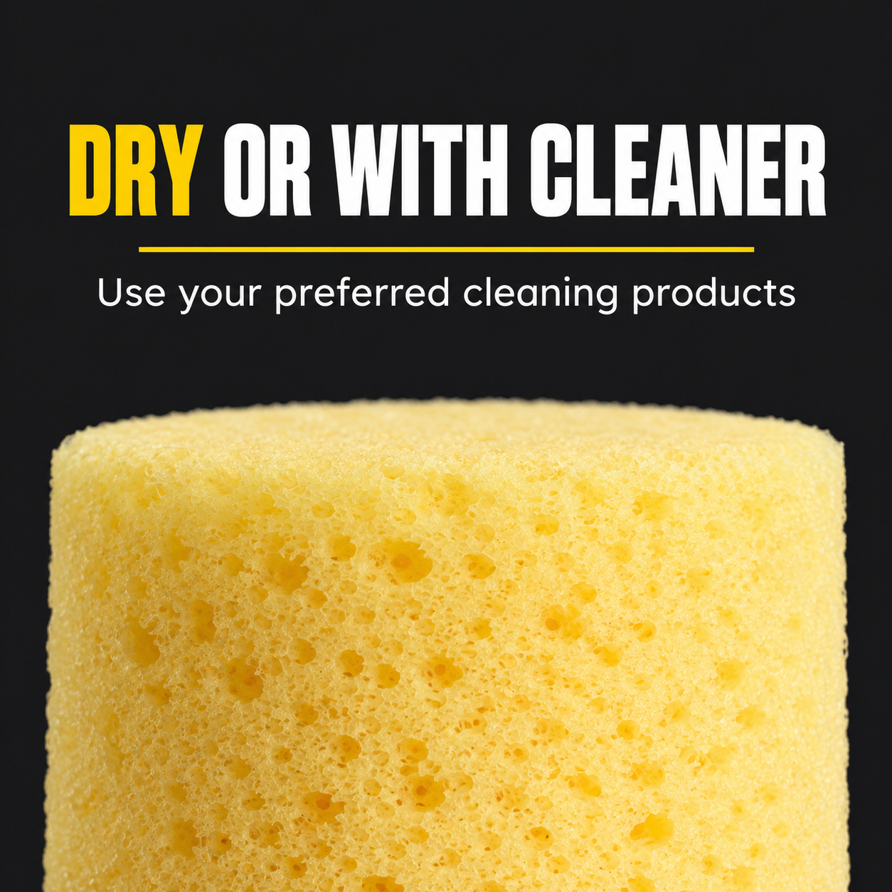 Sponge Guru - Diamond Grille Detailing Sponge — Can I use it dry?