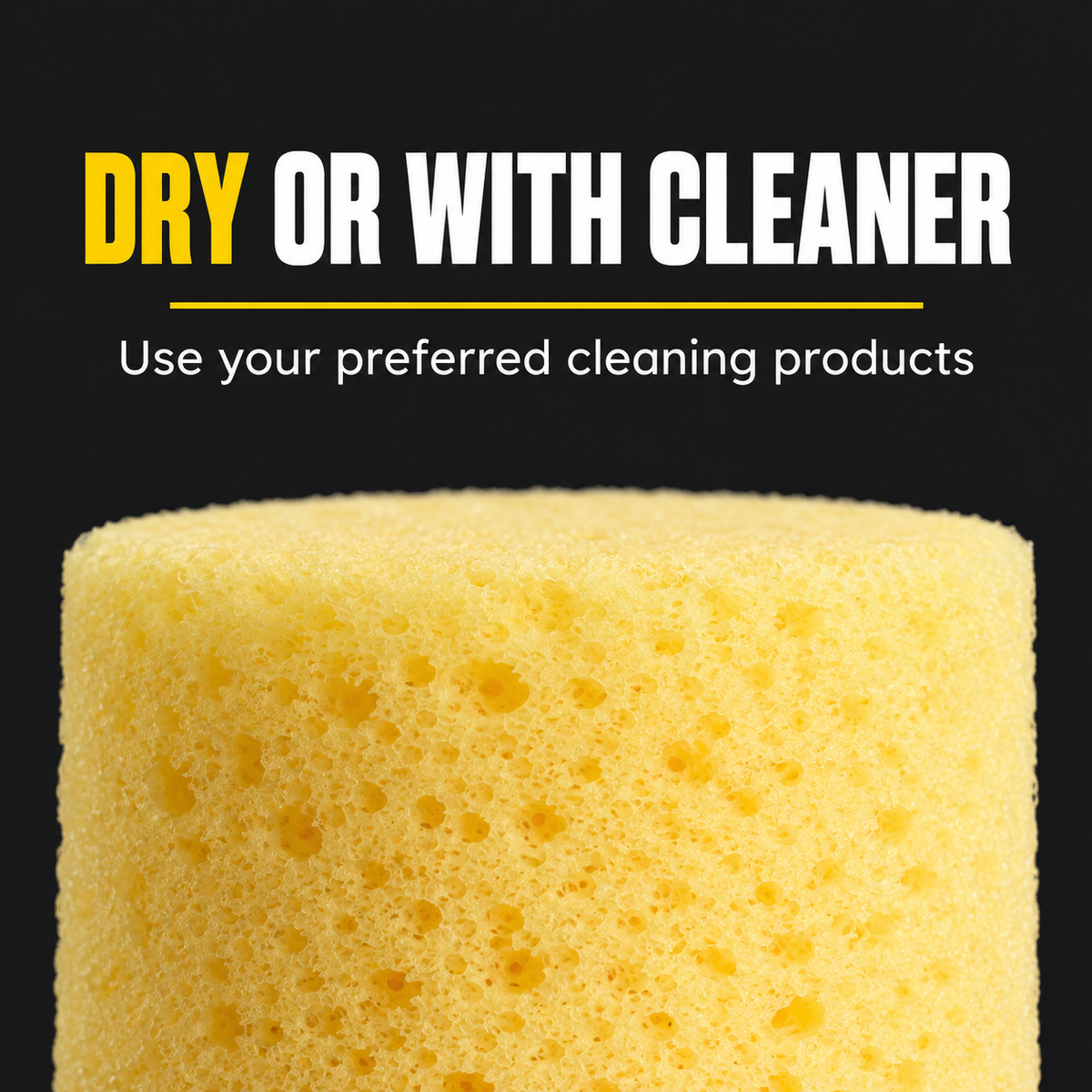 Sponge Guru - Diamond Grille Detailing Sponge — Can I use it dry?