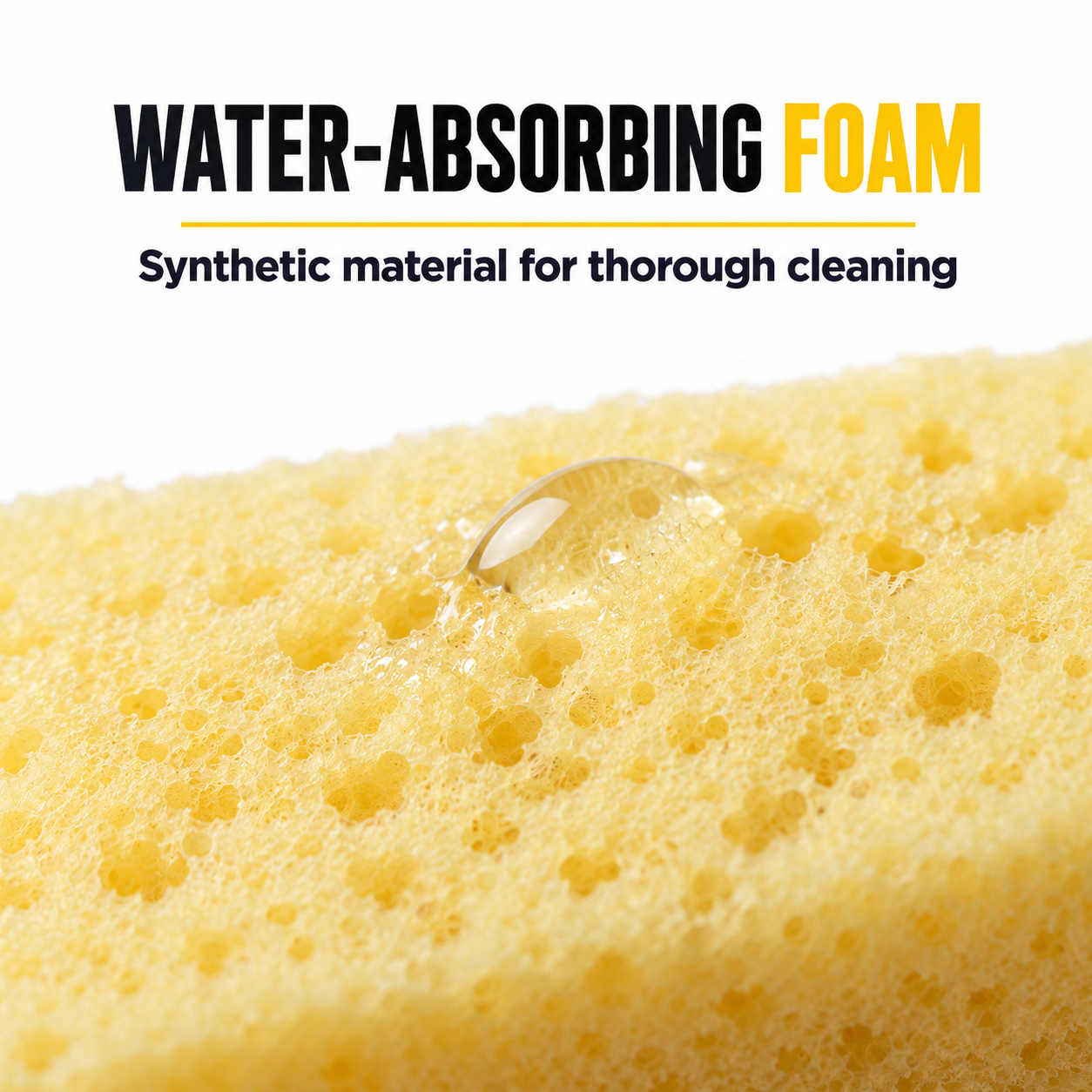 Sponge Guru - Precision Detailing Sponge Kit (4pc) — What makes the foam absorbent?