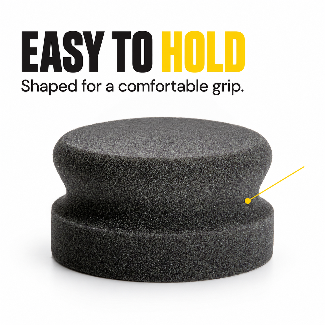 Sponge Guru - Tyre Dressing Applicator Pad — How do I hold it?