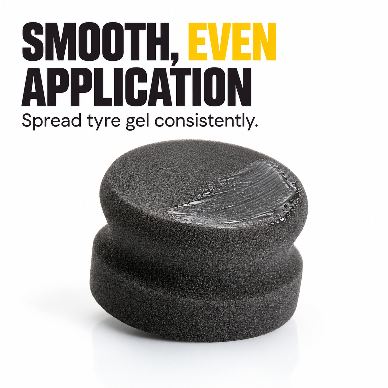 Sponge Guru - Tyre Dressing Applicator Pad — Does it spread gel evenly?