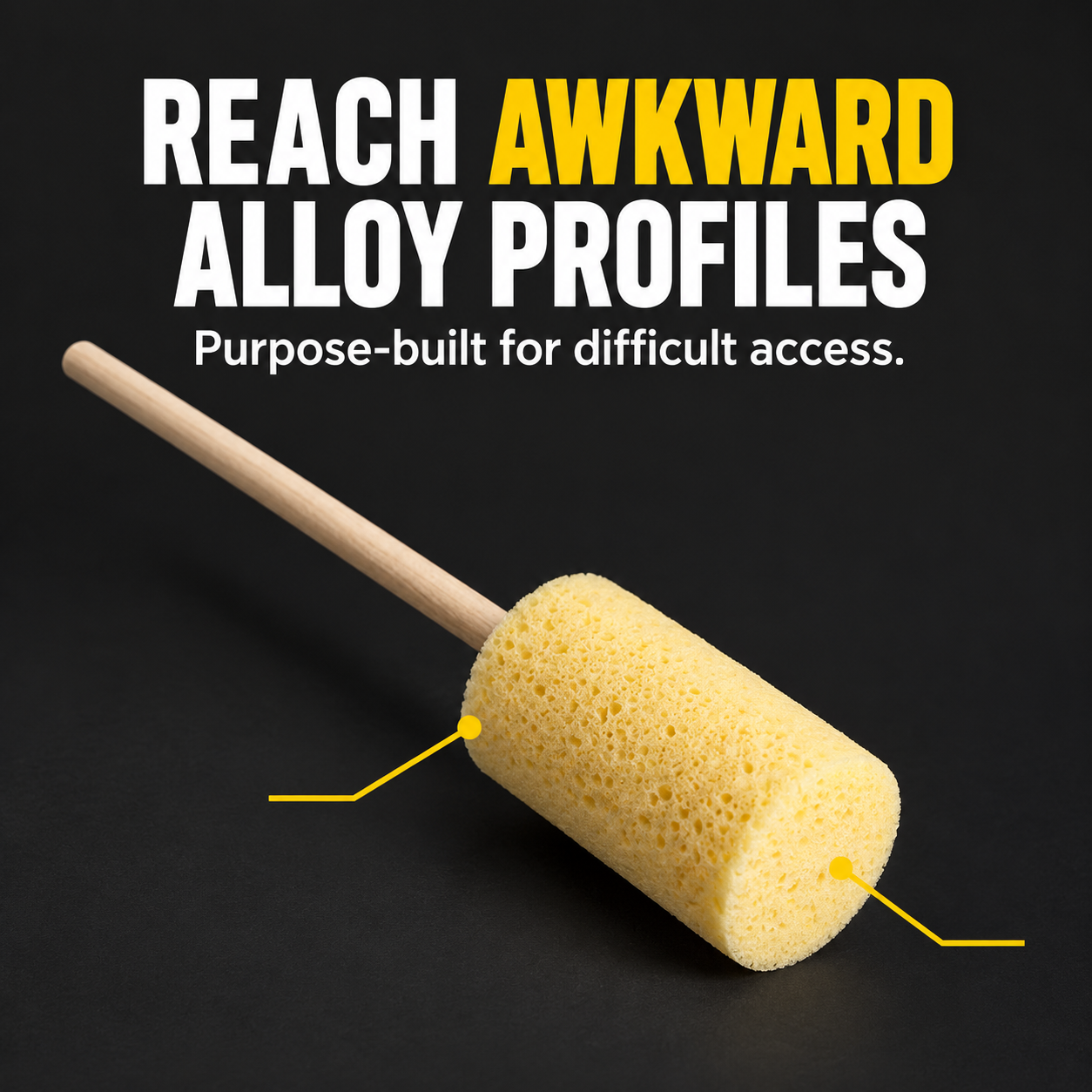 Sponge Guru - Wheel Detailing Sponge Kit (3pc) — Can it reach awkward profiles?