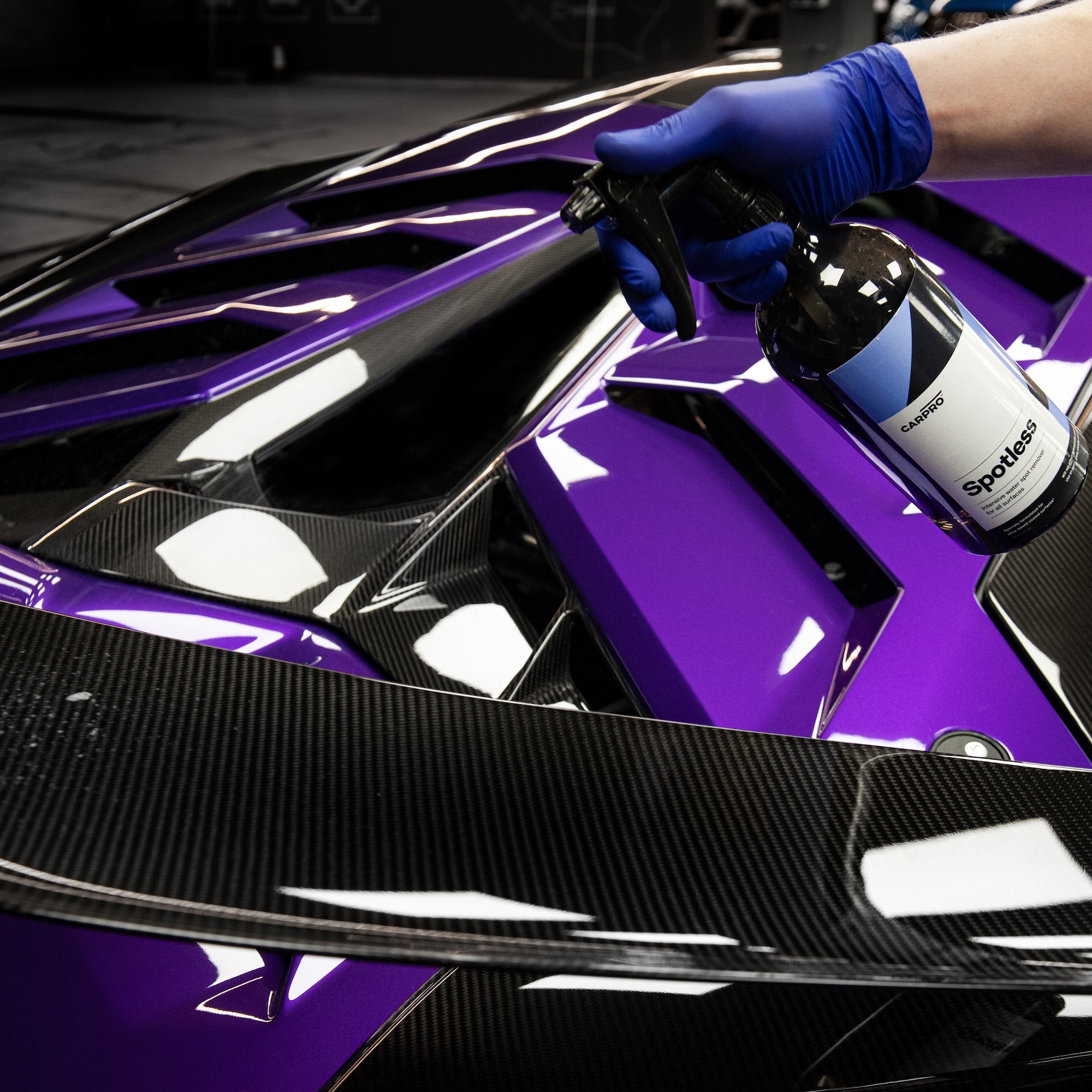 CarPro Spotless 2.0 in use