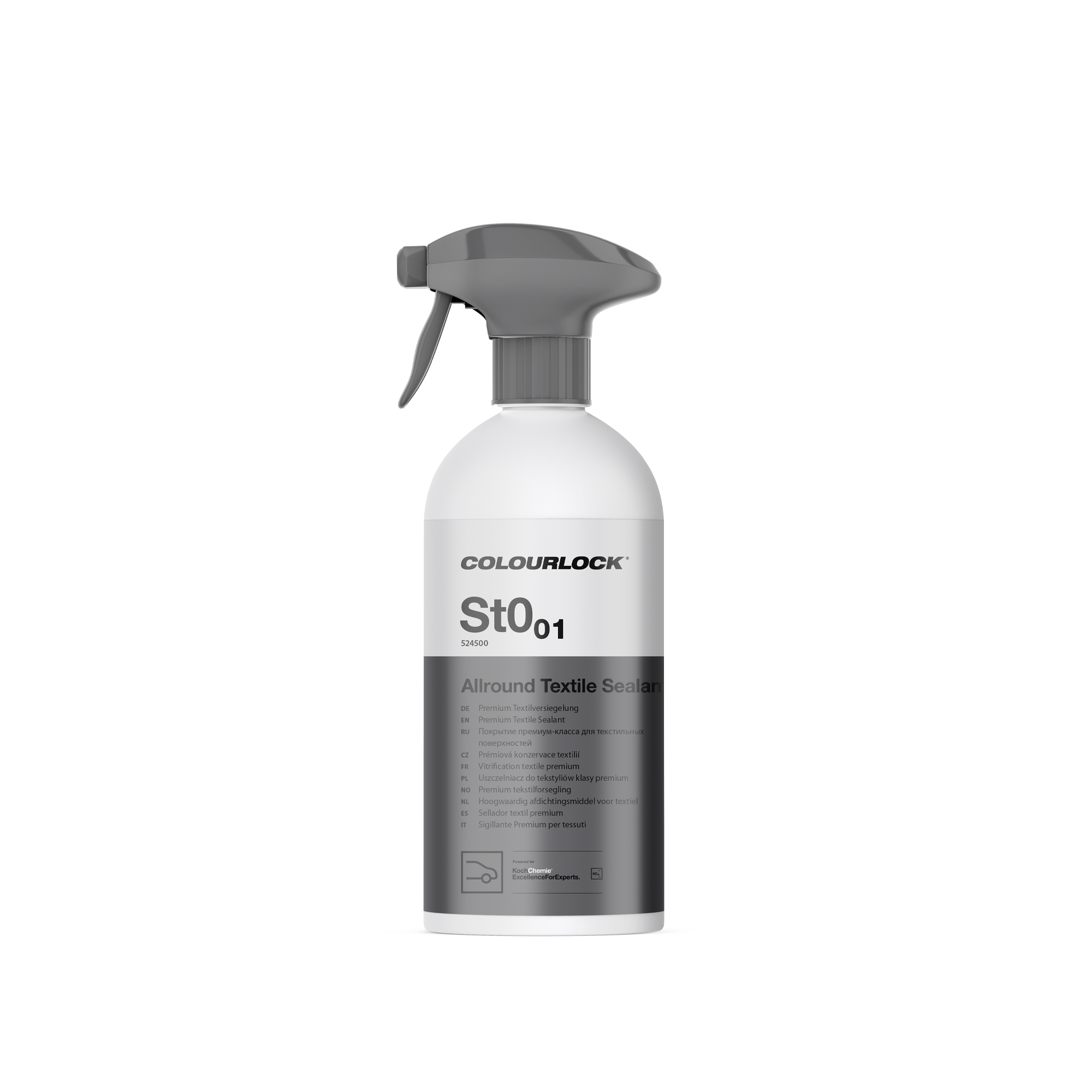 Koch-Chemie Colourlock Allround Textile Sealant St0.01 500ml, front of bottle