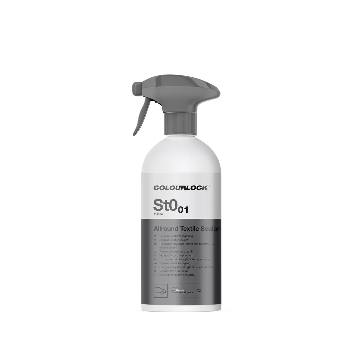 Koch-Chemie Colourlock Allround Textile Sealant St0.01 500ml, front of bottle