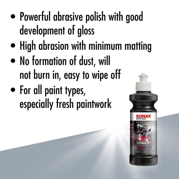 Sonax Profiline CutMax — key features