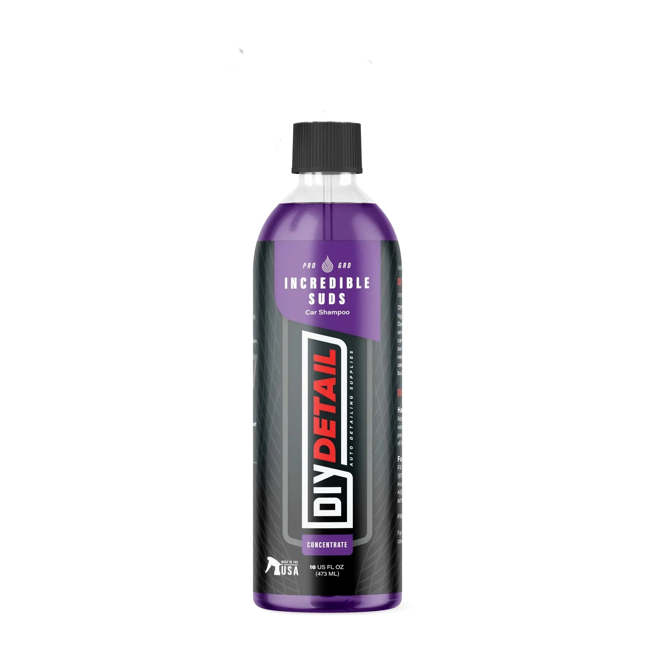 DIY Detail Incredible Suds T2 car shampoo 473ml bottle