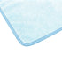 The Rag Company Premium FTW Towel 16x16 550gsm - Light Blue single, ButterSoft suede border corner detail