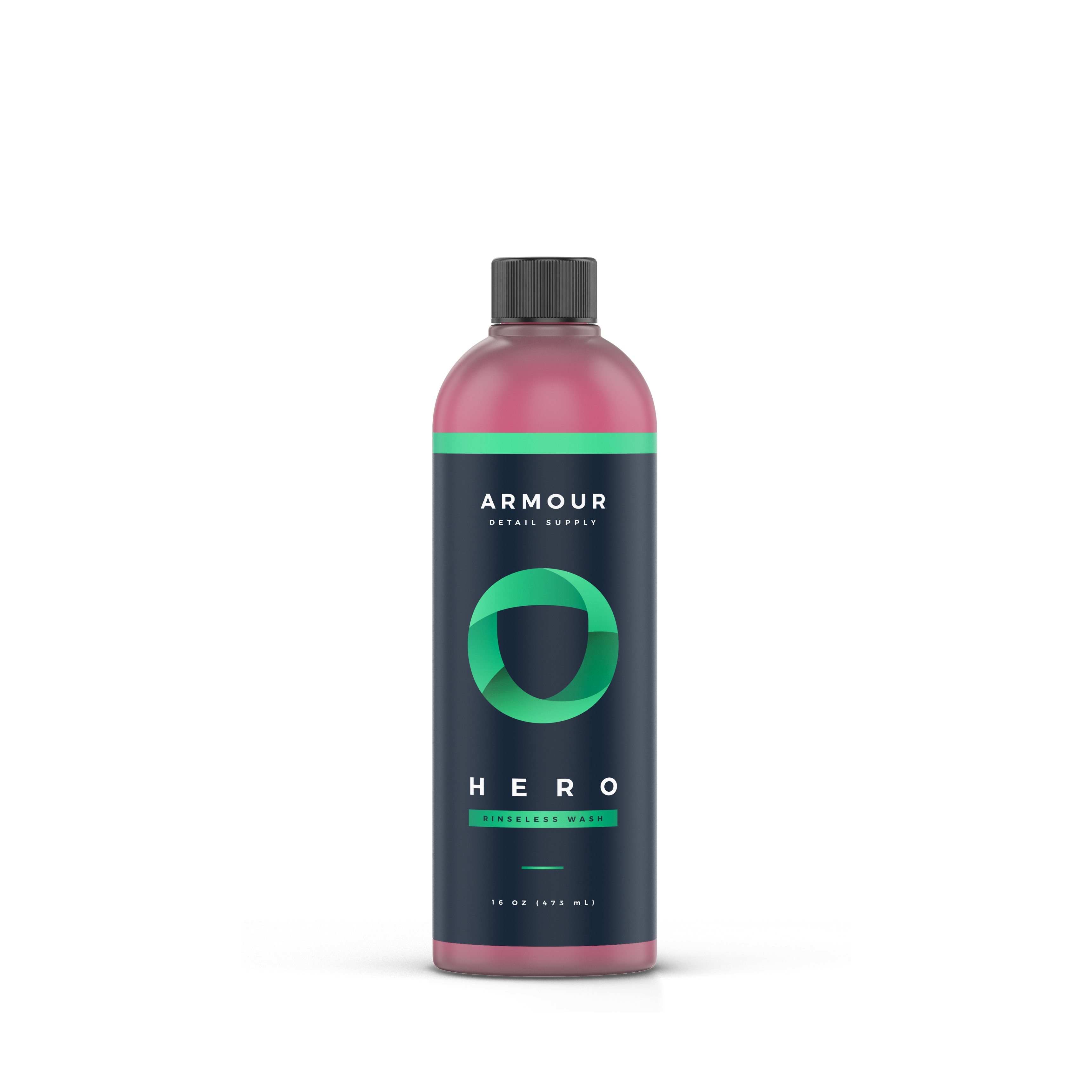 Armour Detail Supply Hero Rinseless Wash 473ml bottle, front label