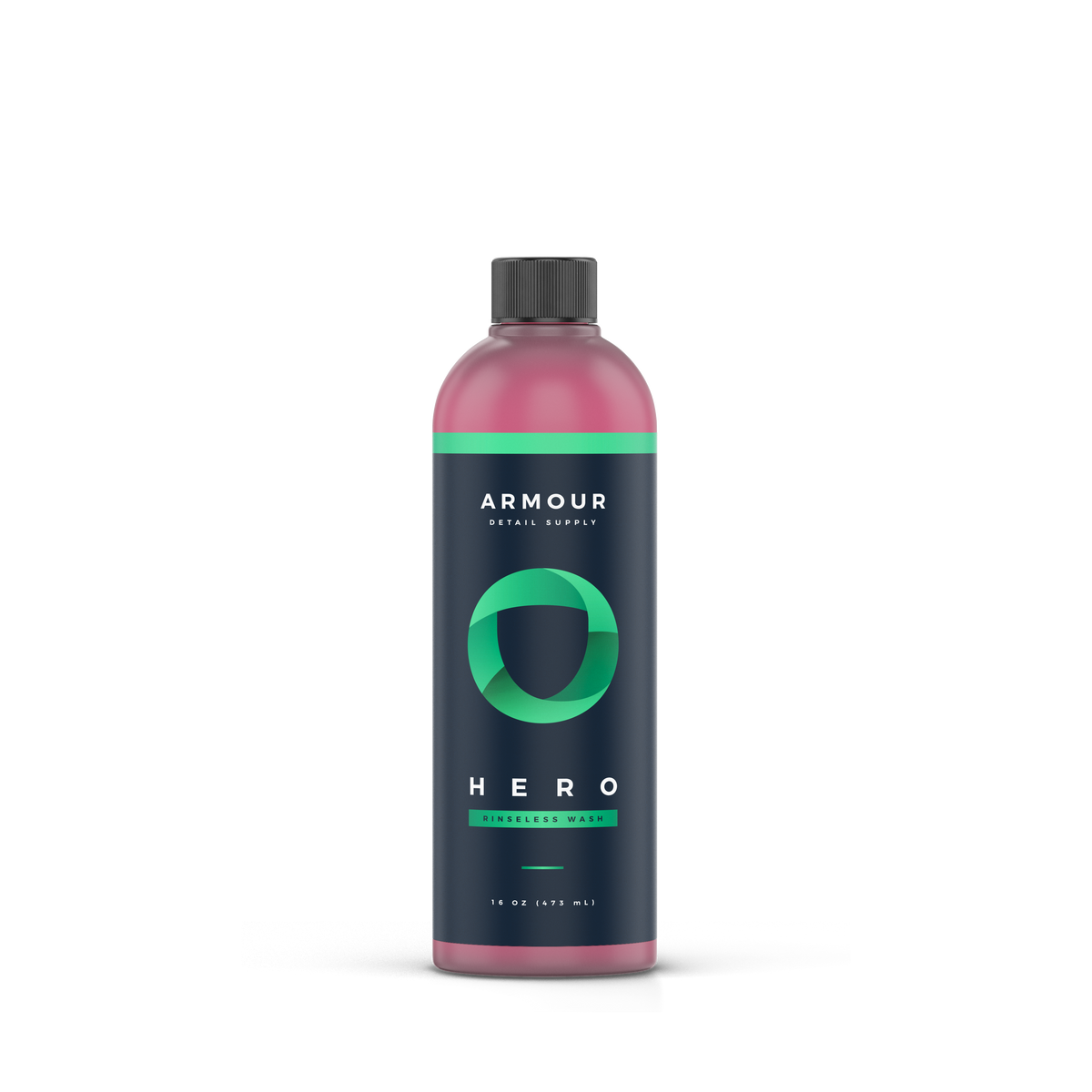 Armour Detail Supply Hero Rinseless Wash 473ml bottle, front label