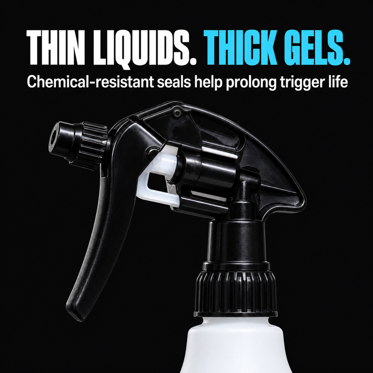 ValetPRO 1L Spray Bottle & Chemical Resistant Trigger — What can the trigger handle?