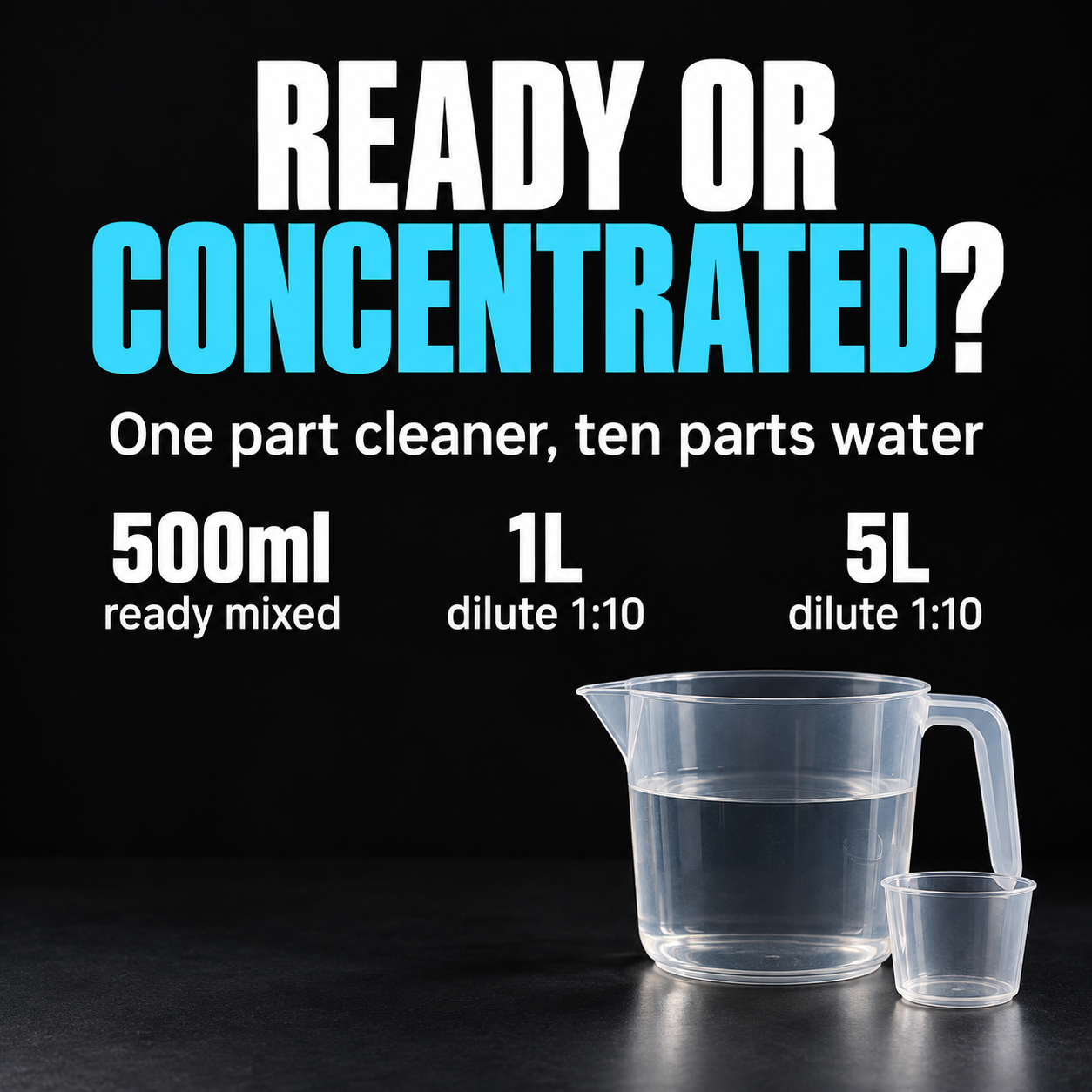 ValetPRO Classic All Purpose Cleaner - APC — Does it need mixing?