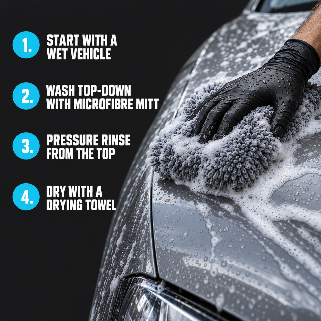 ValetPRO Concentrated Car Wash Shampoo — How do I wash?