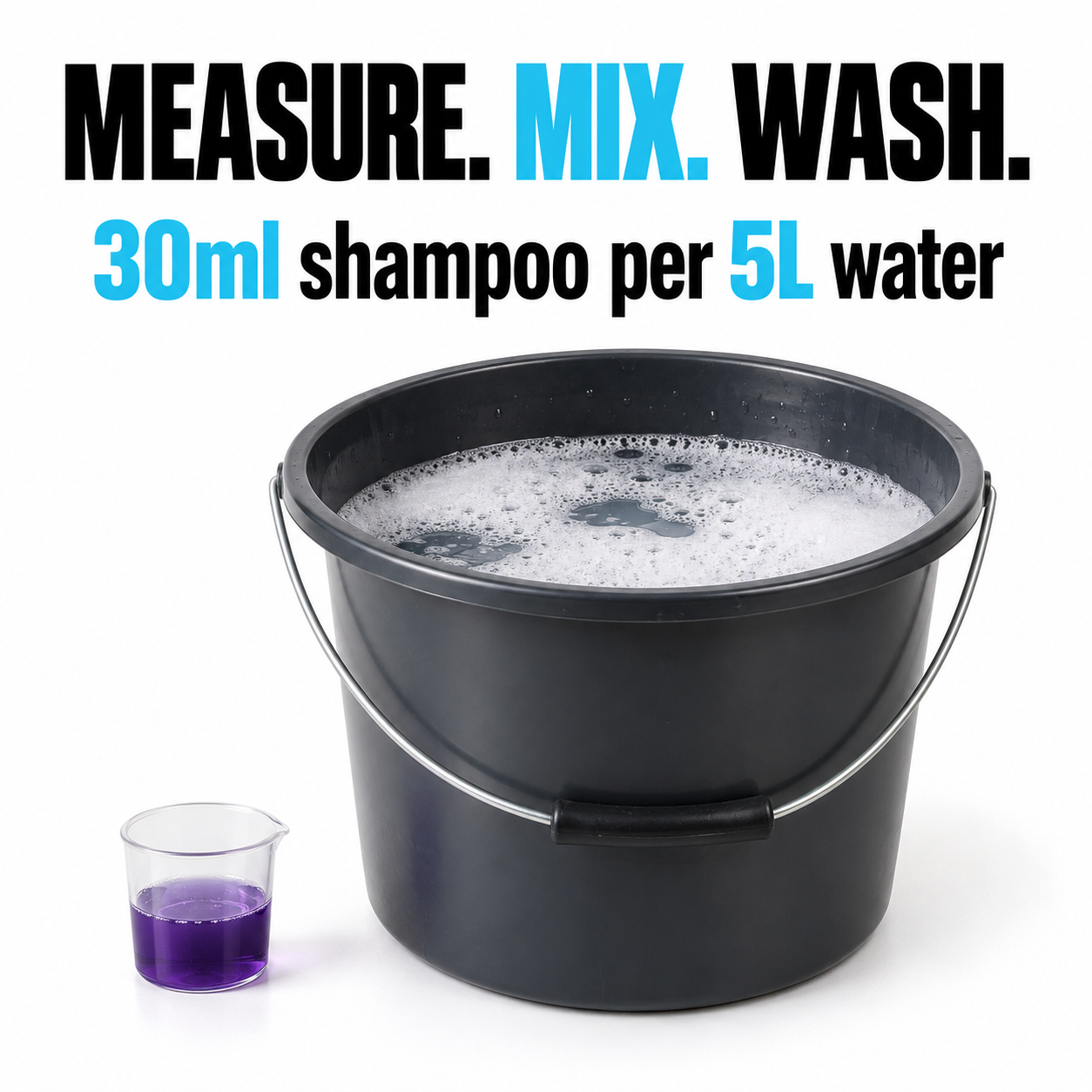 ValetPRO Concentrated Car Wash Shampoo — How much shampoo?