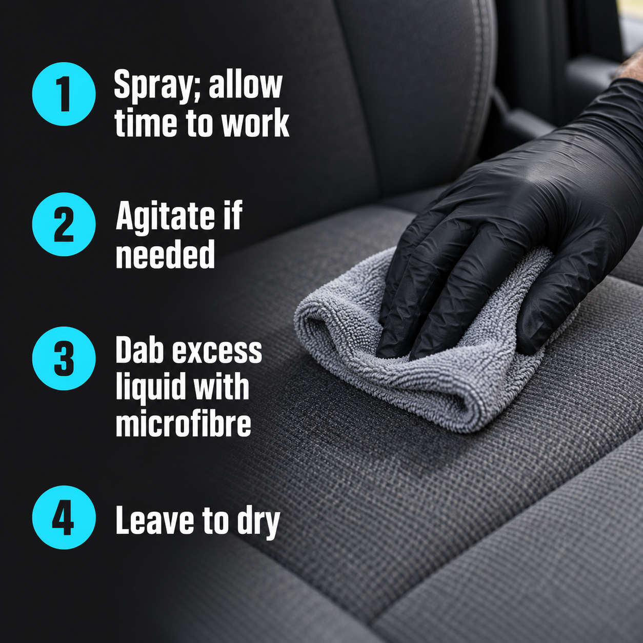 ValetPRO Advanced Interior Cleaner — How do I clean fabric?