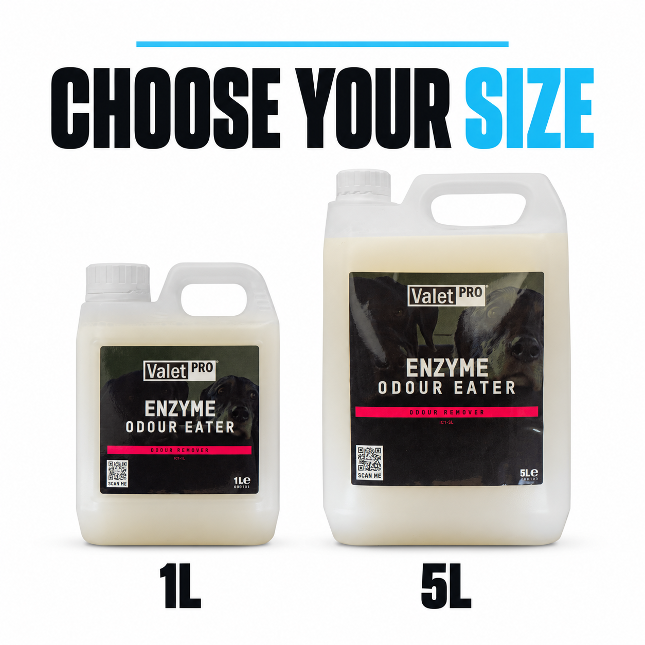 ValetPRO Enzyme Odour Eater — Which sizes are available?
