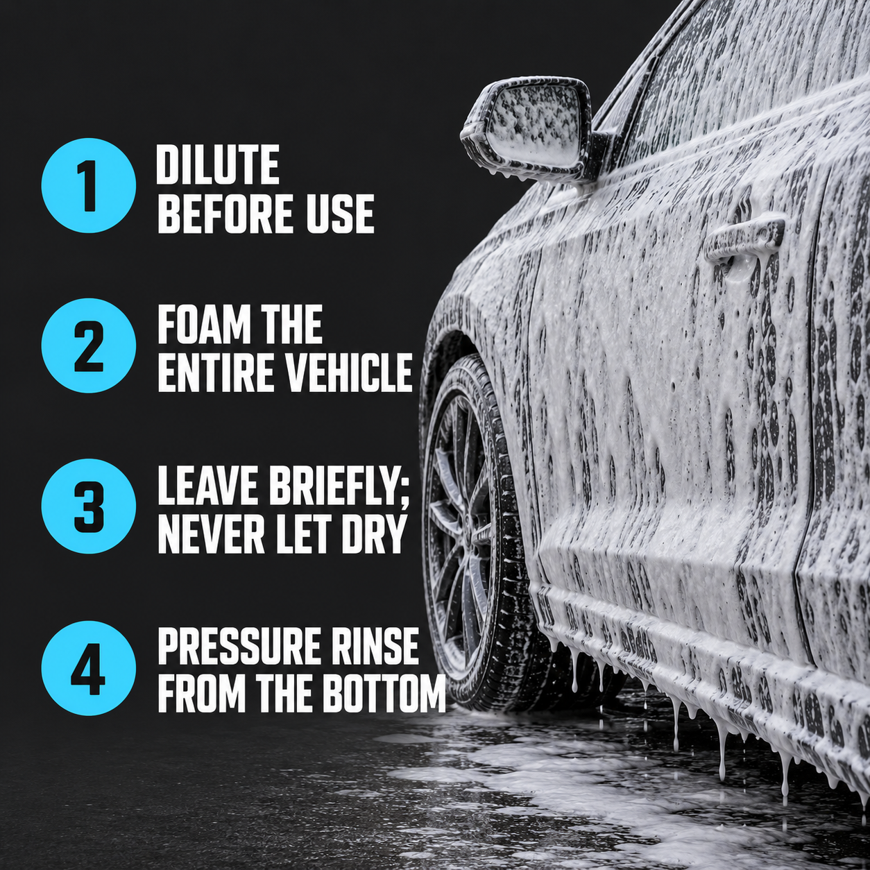 ValetPRO pH Neutral Snow Foam — How do I use it?