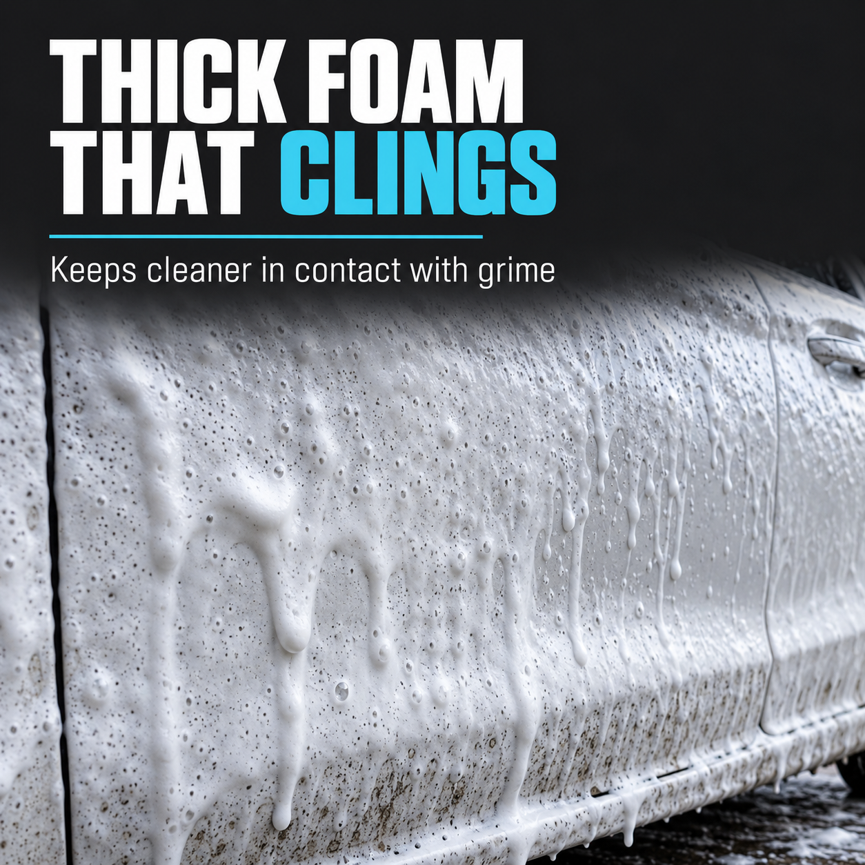 ValetPRO pH Neutral Snow Foam — Why does foam cling?